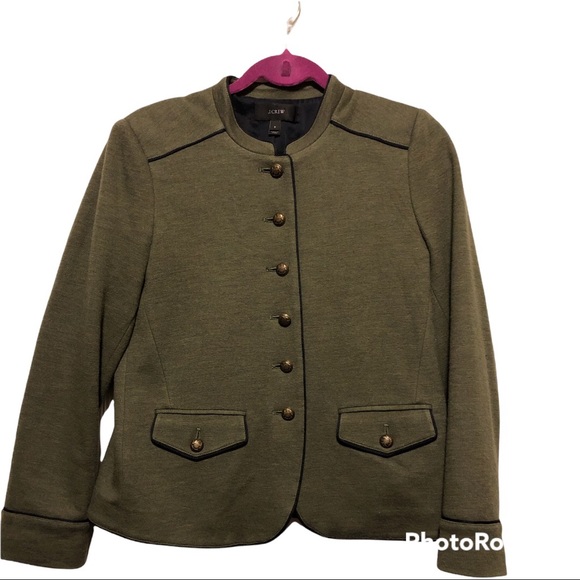 J. Crew Jackets & Blazers - J. Crew wool blend jacket size 8